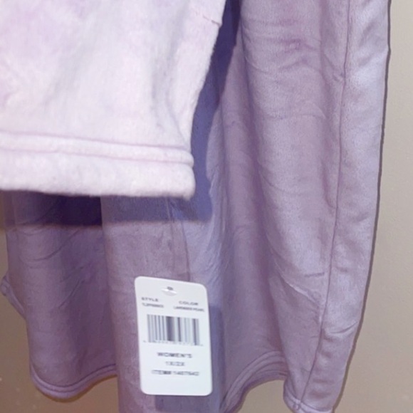 Women’s Sleepwear 32 Degrees Ladies Hooded Velour Lounger S/M,L/XL,1X/2X Purple - Picture 9 of 9